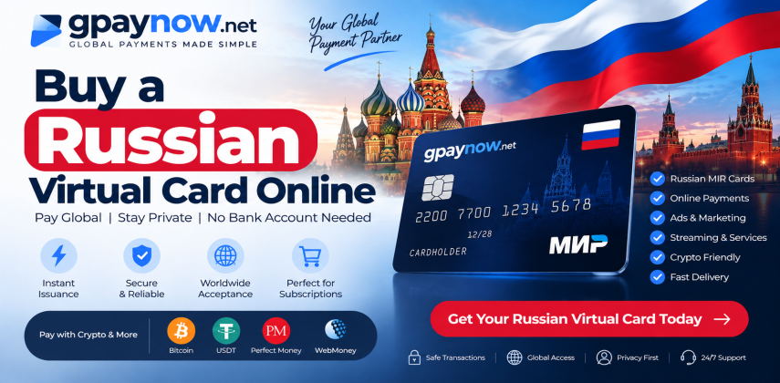 Buy a Russian Virtual Card Online